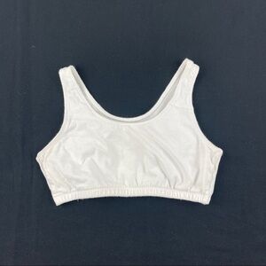 Fruit Of The Loom Sports Bra Womens 38 White Pull Over